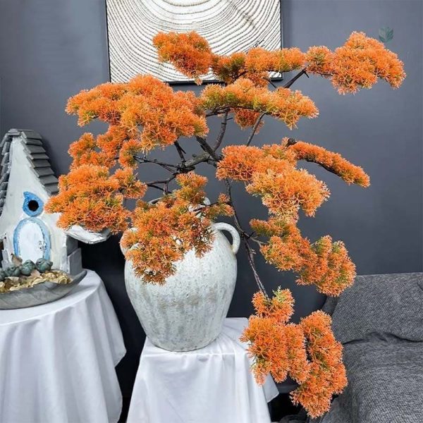 Branche artificielle de cyprès pour décoration intérieure