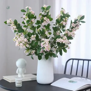 Branche d'Osmanthus Artificielle en fleurs décoratives