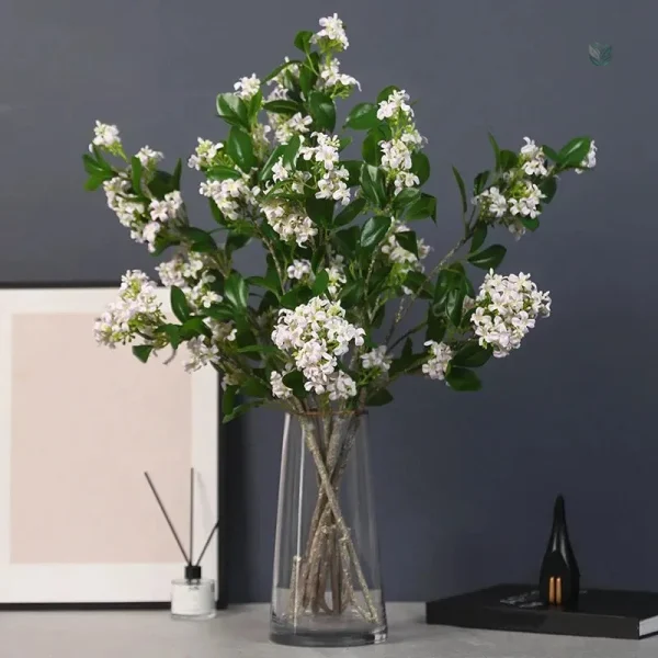 Branche d'Osmanthus artificielle, ajout floral chic à votre déco