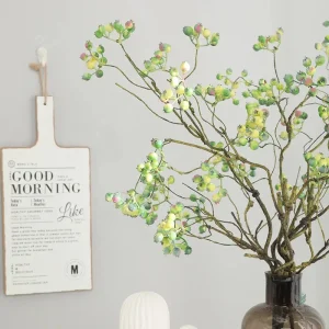 Branche artificielle de canneberge pour décorations
