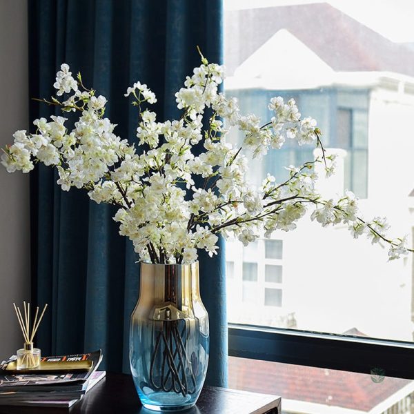 Branche de cerisier en fleur, esthétique printanière