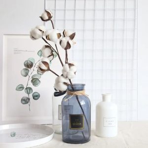 Branche de coton pour décoration florale élégante