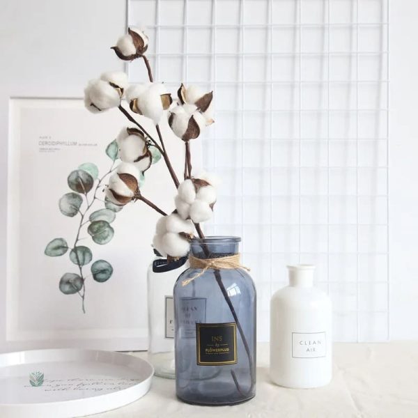 Branche de coton pour décoration florale élégante