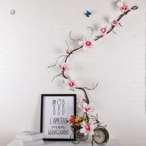 Branche de Magnolia réaliste pour bouquets