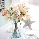 Branche de fleurs de cerisier artificielles