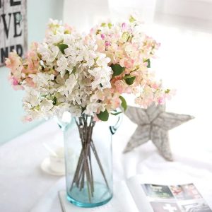 Branche de fleurs de cerisier artificielles