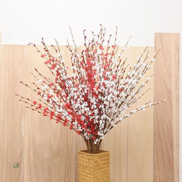 Fleurs en plastique pour décorations intérieures