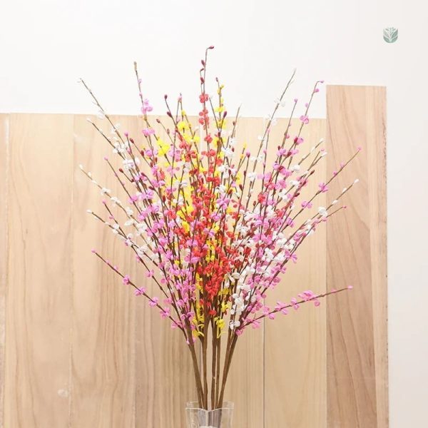 Fleurs décoratives en plastique pour événements
