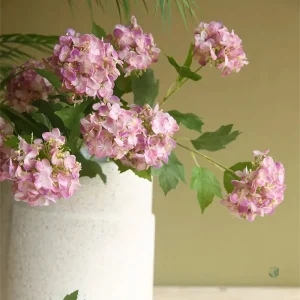 Hortensia artificiel pour décoration intérieure