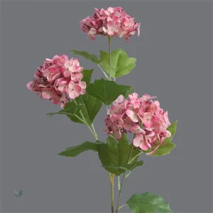 Branche d'hortensia synthétique élégante