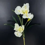 Fleurs iris artificielles, touche de couleur dans la déco