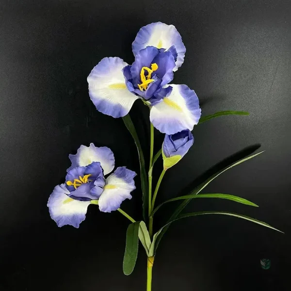 Branche d'iris en plastique, parfaite pour la décoration