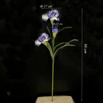 Iris décoratifs artificiels, style moderne et abordable