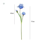 Iris artificiel élégant pour des arrangements floraux