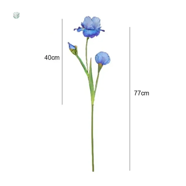 Iris artificiel élégant pour des arrangements floraux