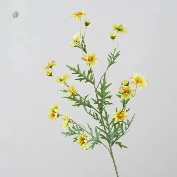 Branche décorative de marguerite en plastique