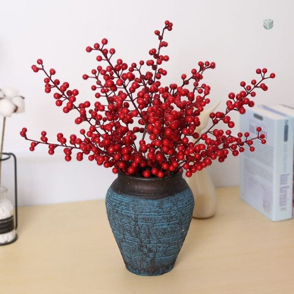 Houx artificiel pour ambiance hivernale