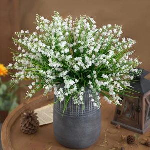 Brin de Muguet Artificiel en fleurs délicates