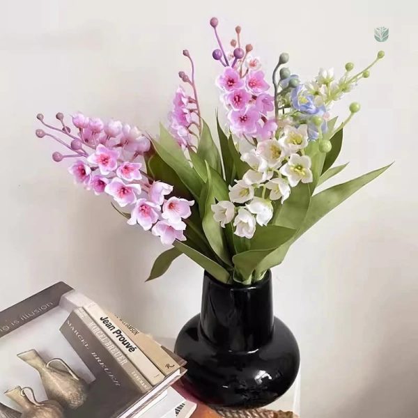 Muguet artificiel en tissu pour décoration intérieure