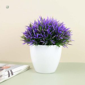 Petites Plantes Artificielles : buisson vert réaliste