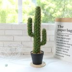 Cactus vert artificiel, sans entretien pour votre déco