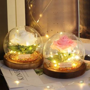 Cadeau Rose Éternelle, fleur intemporelle en préservation