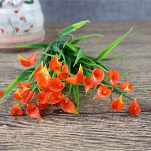 Bouquet de Callas artificiels, idéal pour événements festifs