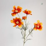 Fleurs de camomille en matériau synthétique, durable et élégant
