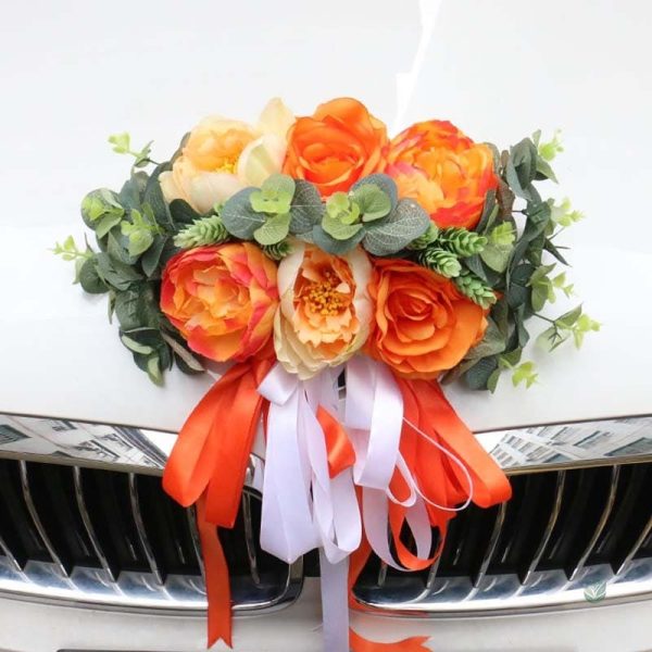Détails romantiques pour capot de voiture