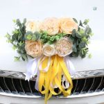 Fleur décorative pour voiture de fête nuptiale