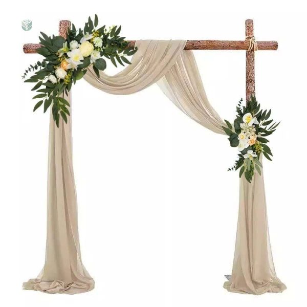 Fleurs décoratives artificielles pour célébrations de mariage