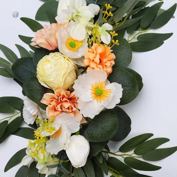 Décoration florale artificielle élégante pour table