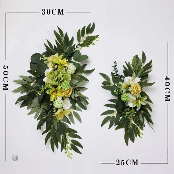 Fleurs artificielles pour centre de table nuptial