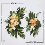 Décoration de mariage : fleurs artificielles sur table