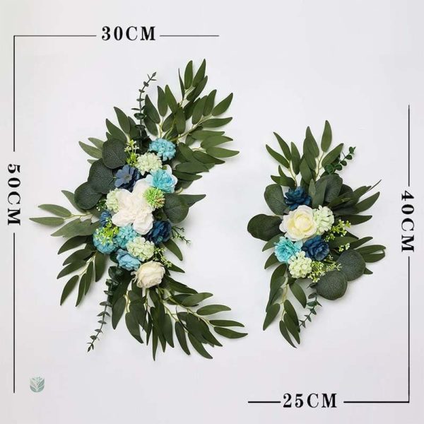 Fleurs artificielles colorées pour décoration de mariage
