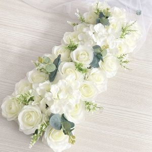 Décoration florale artificielle pour table, style moderne et chic