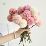 Fleurs artificielles chrysanthèmes pour décoration intérieure