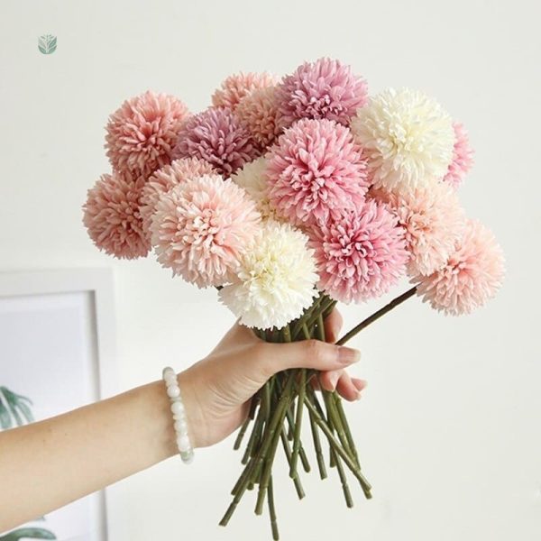 Fleurs artificielles chrysanthèmes pour décoration intérieure