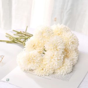 Chrysanthème synthétique vibrant et coloré pour la maison