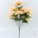 Orchidée en plastique, décoration de sépulture