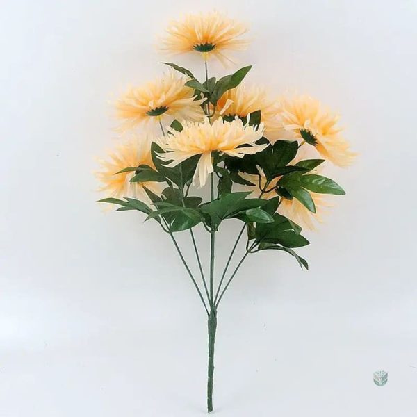 Orchidée en plastique, décoration de sépulture
