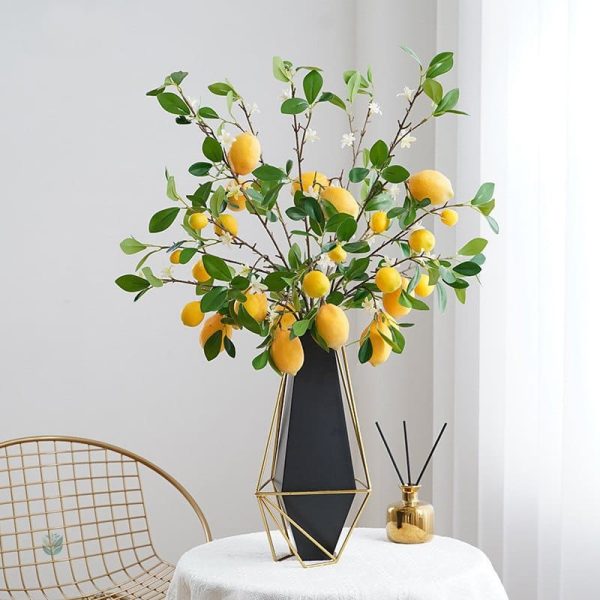 Citronnier artificiel en décoration intérieure
