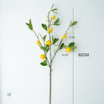 Arrangements de citronnier artificiel pour la maison