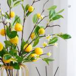Faux citronnier réaliste pour une touche de verdure