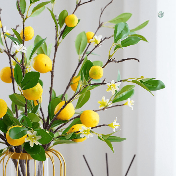 Faux citronnier réaliste pour une touche de verdure