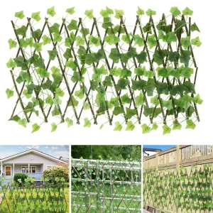 Clôture en bois pour un décor naturel