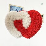 Roses artificielles - Cœur de Rose pour une décoration raffinée