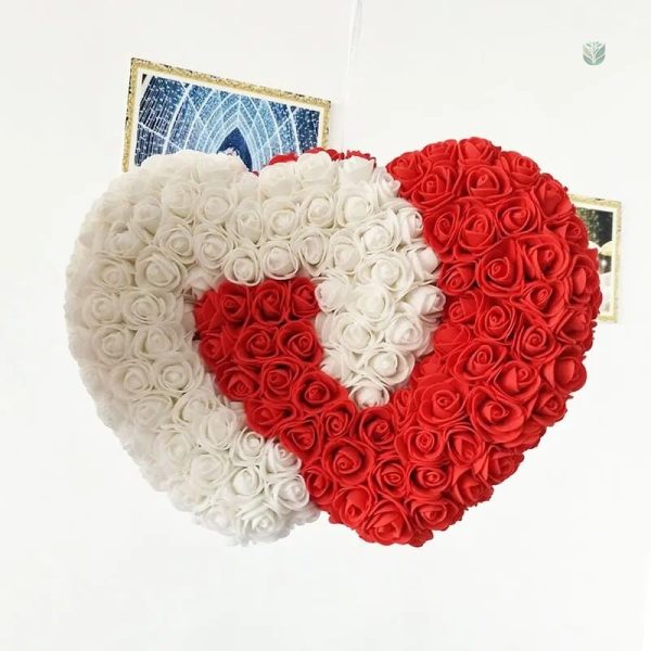 Roses artificielles - Cœur de Rose pour une décoration raffinée