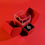 Coffret Rose Éternelle avec Bijoux