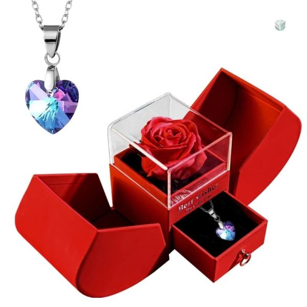 Coffret de luxe avec rose éternelle